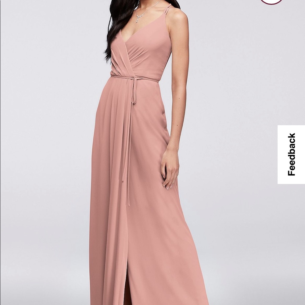 David’s Bridal Georgette Bridesmaids Dress